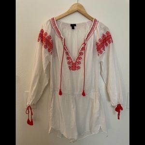 J. Crew Beach Coverup Romper